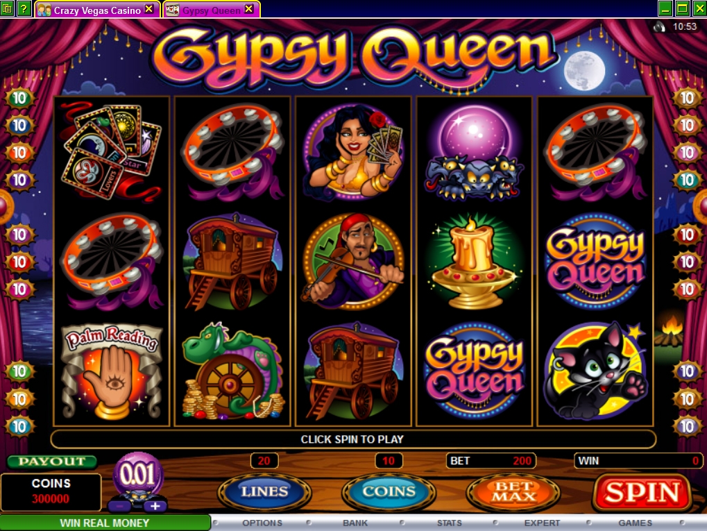 Gypsy Queen (Цыганская королева) из раздела Игровые автоматы