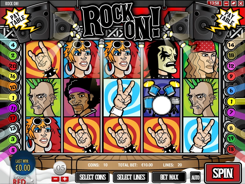 Rock on! (Зажигай) из раздела Игровые автоматы