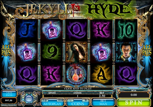 Jekyll and Hyde (Джекил и Хайд) из раздела Игровые автоматы