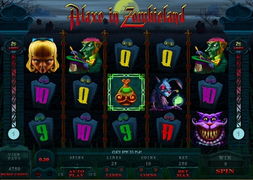 Alaxe in Zombieland (Алакс в Стране зомби) из раздела Игровые автоматы