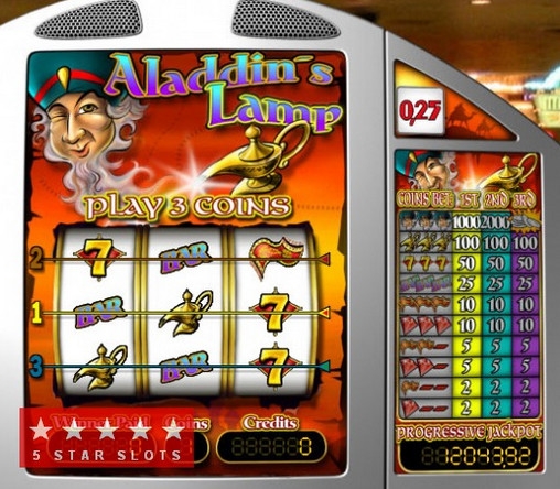 Aladdin's Lamp (Лампа Алладина) из раздела Игровые автоматы