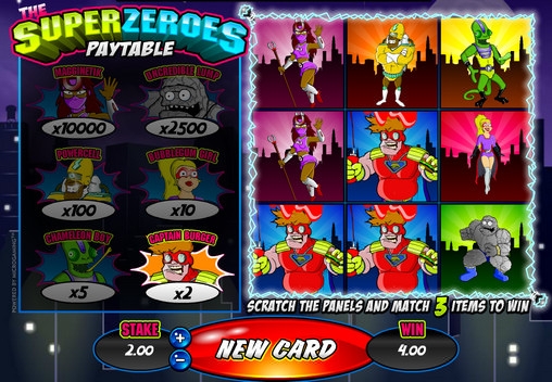 The Super Zeroes (Суперничтожества) из раздела Развлекательные игры
