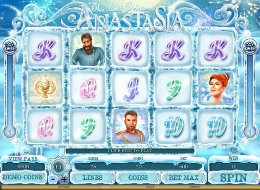 The Lost Princess Anastasia (Исчезнувшая княжна Анастасия) из раздела Игровые автоматы