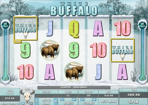 White Buffalo (Белый бизон) из раздела Игровые автоматы