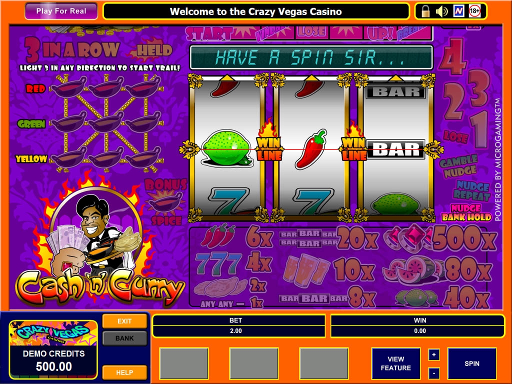 Cash’N'Curry (Кэш-н-карри) из раздела Игровые автоматы