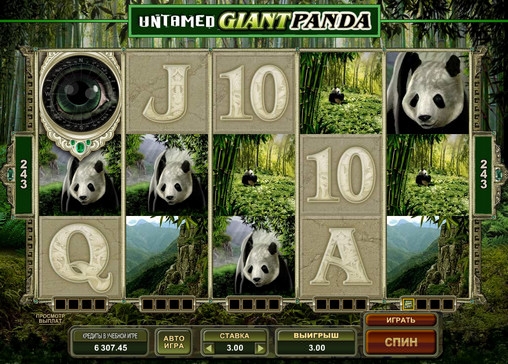 Untamed Giant Panda (Дикая большая панда) из раздела Игровые автоматы