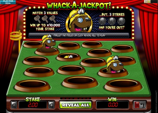 Whack a Jackpot (Выбей джек-пот) из раздела Развлекательные игры