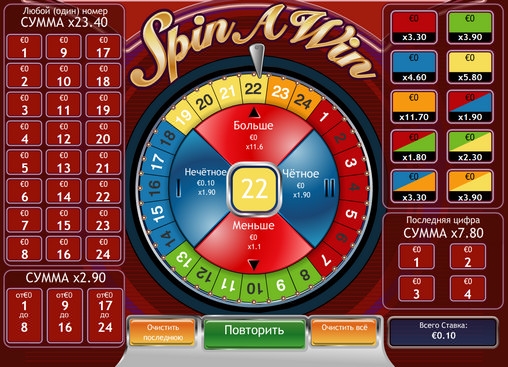 Spin a Win (Накрути выигрыш) из раздела Развлекательные игры