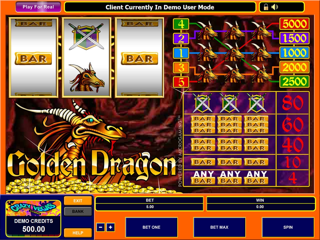 Golden Dragon (Золотой дракон) из раздела Игровые автоматы