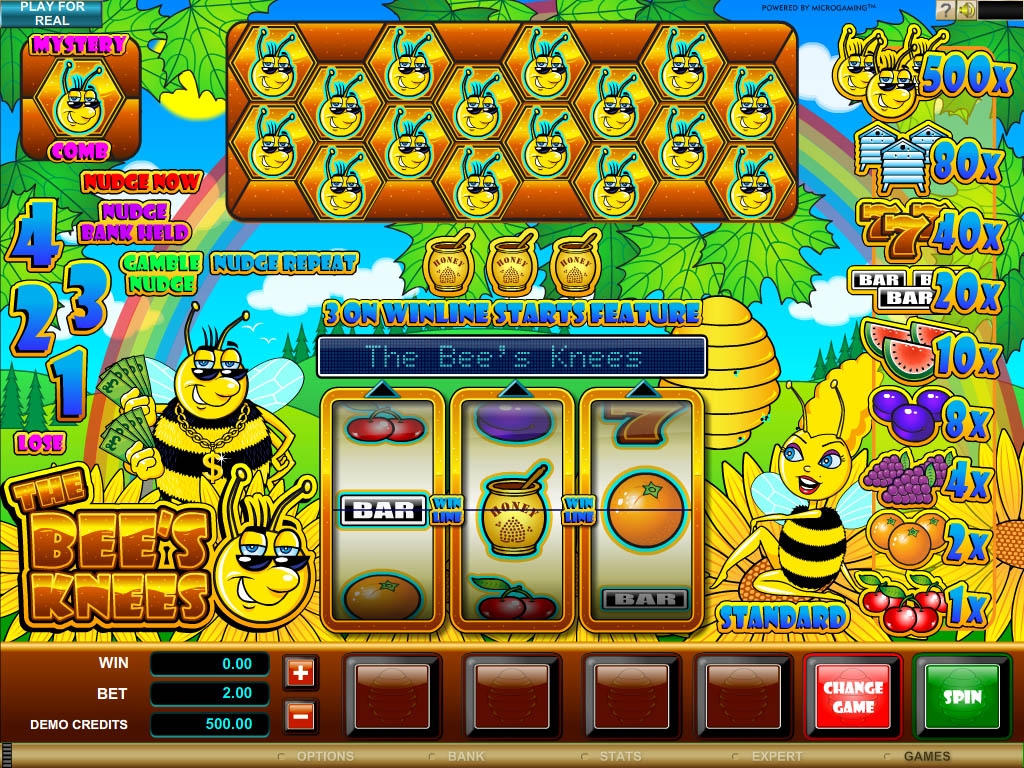 The Bees Knees (Веселые пчелки) из раздела Игровые автоматы