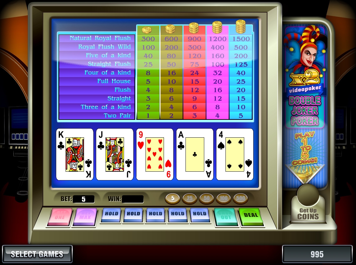 Double Joker Poker (Дабл-джокер) из раздела Видео покер