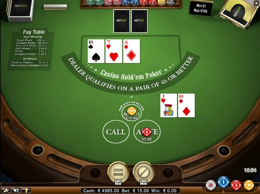 Casino Hold’em (Казино холдем) из раздела Покер