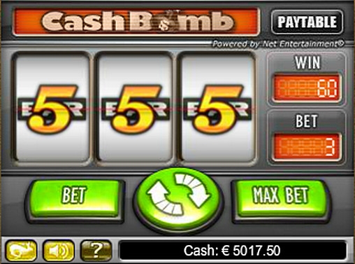 Cash Bomb (Денежная бомба) из раздела Игровые автоматы