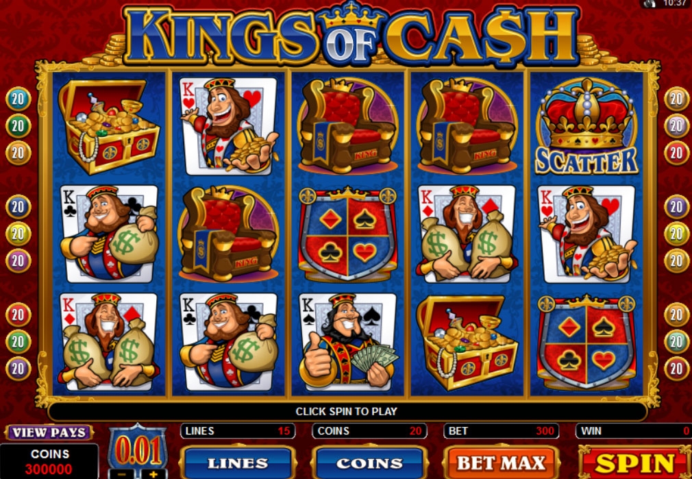 Kings Of Cash (Денежные Короли) из раздела Игровые автоматы