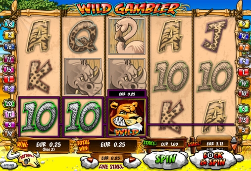 Wild Gambler (Дикий игрок) из раздела Игровые автоматы