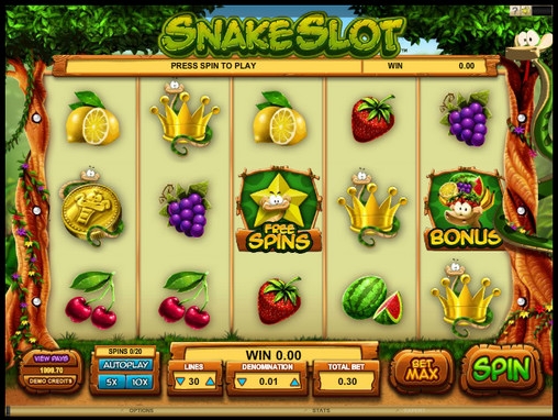 Snake Slot (Змеиный слот) из раздела Игровые автоматы
