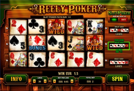 Reely Poker (Барабанный покер) из раздела Игровые автоматы