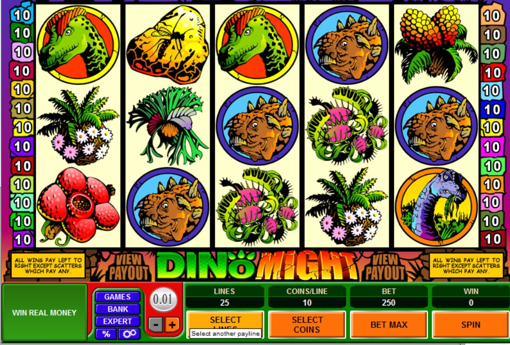 Dino Might (Дино) из раздела Игровые автоматы