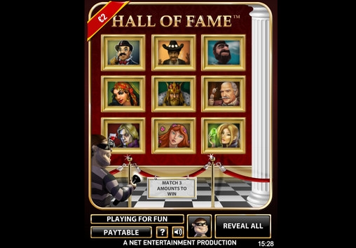 Hall of Fame (Зал славы) из раздела Скрэтч-карты