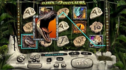 Dawn of the Dinosaurs  (Появление динозавров) из раздела Игровые автоматы