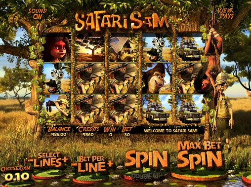 Safari Sam (Сафари Сэм) из раздела Игровые автоматы