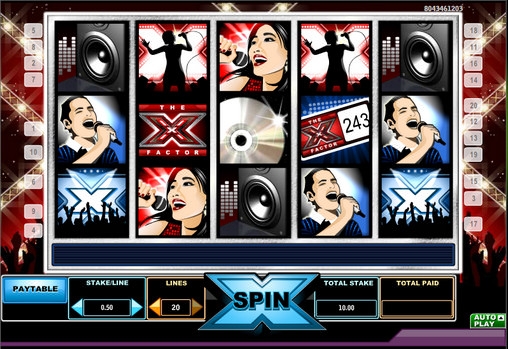 The X Factor (Икс-Фактор) из раздела Игровые автоматы