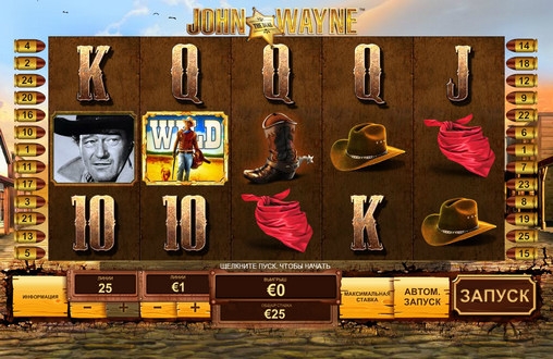 John Wayne (Джон Уэйн) из раздела Игровые автоматы