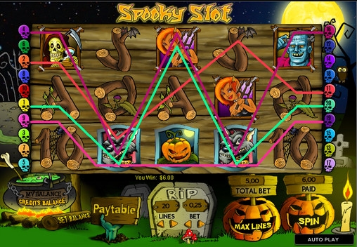 Spooky Slot (Зловещий слот) из раздела Игровые автоматы