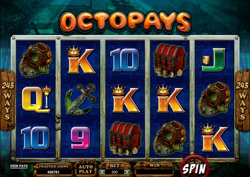 Octopays (Сокровище осьминога) из раздела Игровые автоматы