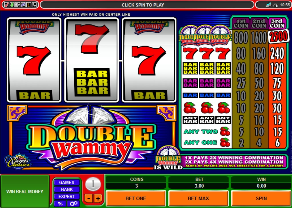 Double Wammy (Двойная игра) из раздела Игровые автоматы