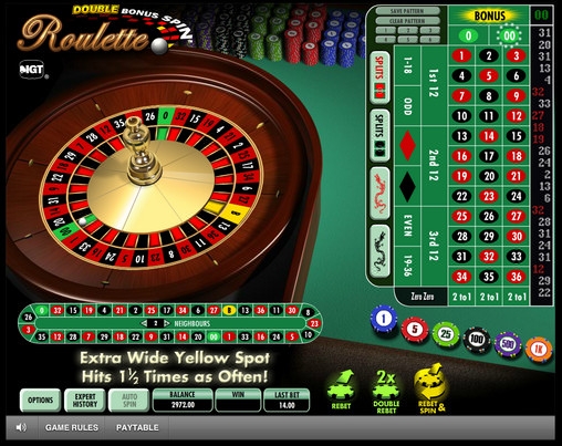 Double Bonus Spin Roulette (Рулетка с двойным бонусным спином) из раздела Рулетка