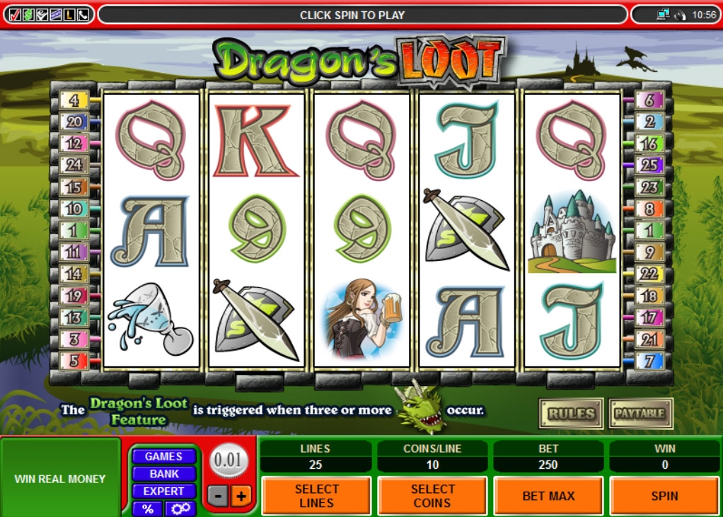 Dragon’s Loot (Добыча Дракона) из раздела Игровые автоматы