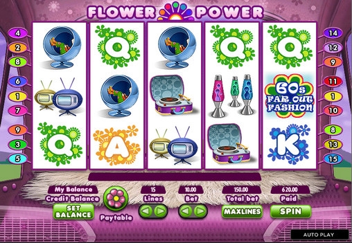 Flower Power (Власть цветам) из раздела Игровые автоматы