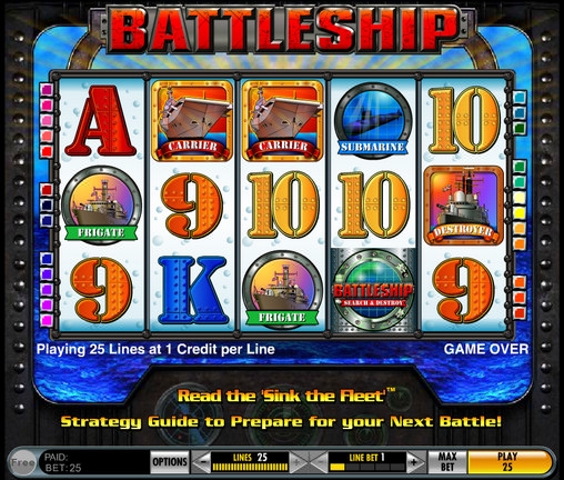 Battleship: Search and Destroy (Линкор: Найти и уничтожить) из раздела Игровые автоматы