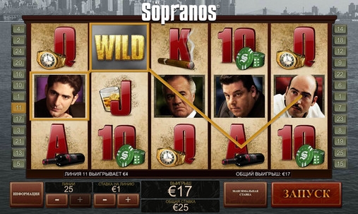 Sopranos (Клан Сопрано) из раздела Игровые автоматы