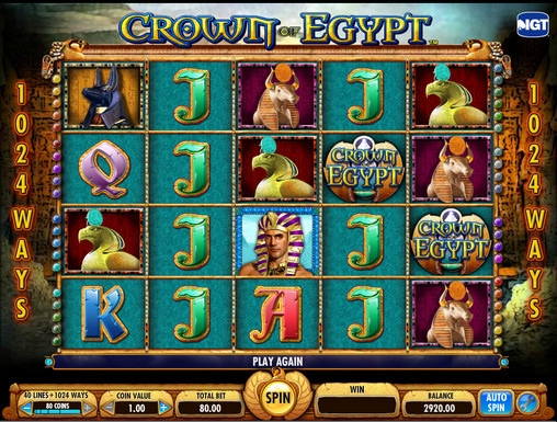 Crown of Egypt (Корона Египта) из раздела Игровые автоматы