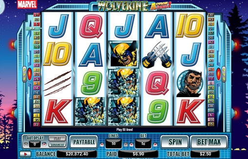 Wolverine – Action Stacks (Росомаха – Активные стеки) из раздела Игровые автоматы