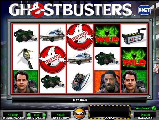 Ghostbusters (Охотники за привидениями) из раздела Игровые автоматы
