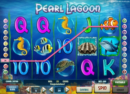 Pearl Lagoon (Жемчужная лагуна) из раздела Игровые автоматы