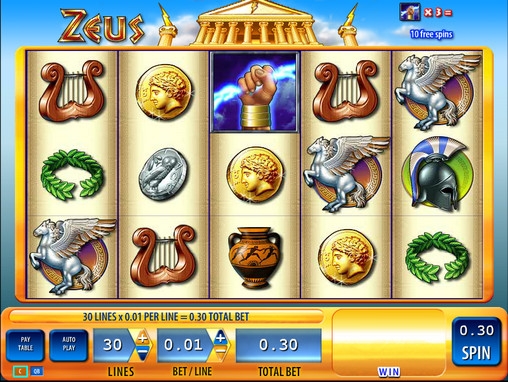Zeus (Зевс) из раздела Игровые автоматы