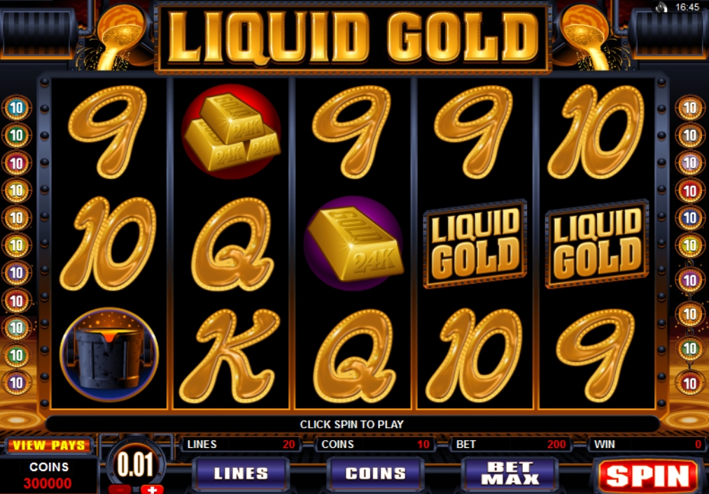 Liquid Gold (Жидкое золото) из раздела Игровые автоматы