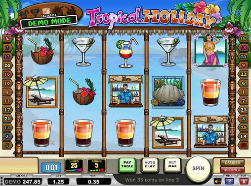 Tropical Holiday (Отпуск в тропиках) из раздела Игровые автоматы