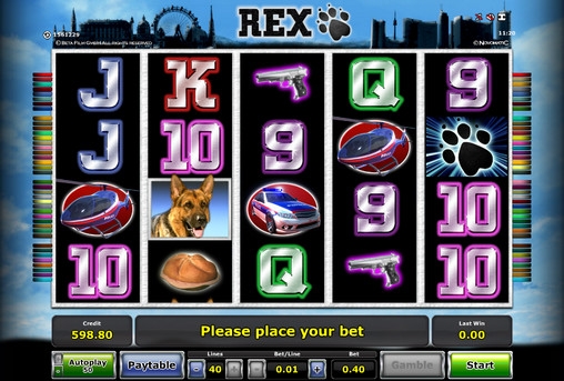 Rex (Рекс) из раздела Игровые автоматы