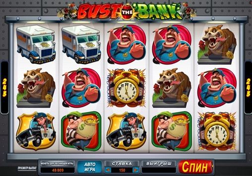 Bust the Bank (Ограбление банка) из раздела Игровые автоматы