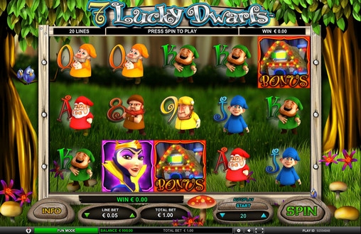 7 Lucky Dwarfs (7 везучих гномов) из раздела Игровые автоматы