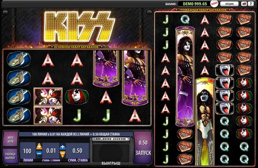 Kiss (Кисс) из раздела Игровые автоматы