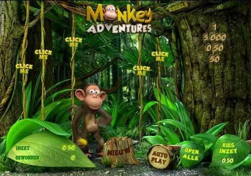 Monkey Adventures (Приключения обезьянки) из раздела Скрэтч-карты