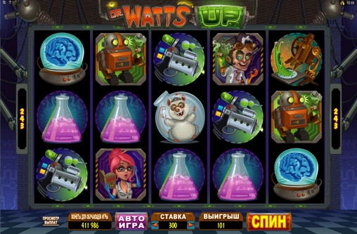 Dr. Watts Up (Доктор Ваттогон) из раздела Игровые автоматы