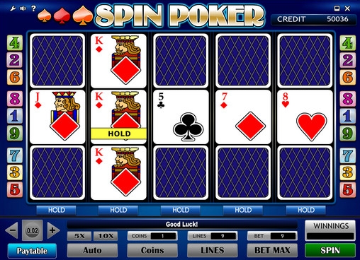 Spin Poker (Спин покер) из раздела Видео покер