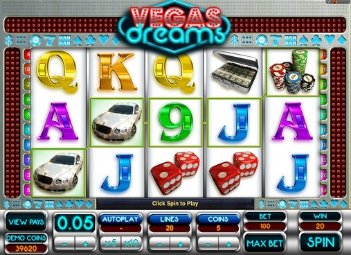 Vegas Dreams (Мечты Вегаса) из раздела Игровые автоматы